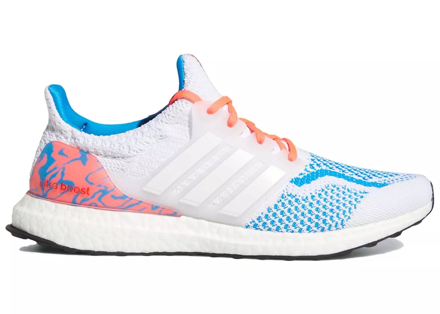 Фото № 1 с приближением к товару «‎adidas Ultra Boost 5.0 DNA Cloud White Bright Blue Turbo»