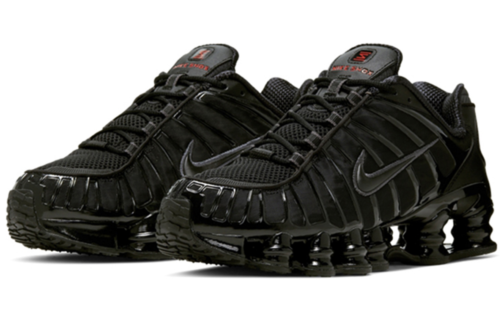 Фото № 3 с приближением к товару «‎ Nike Shox TL Series Running shoes BlackMetallic HematiteMax Orange»