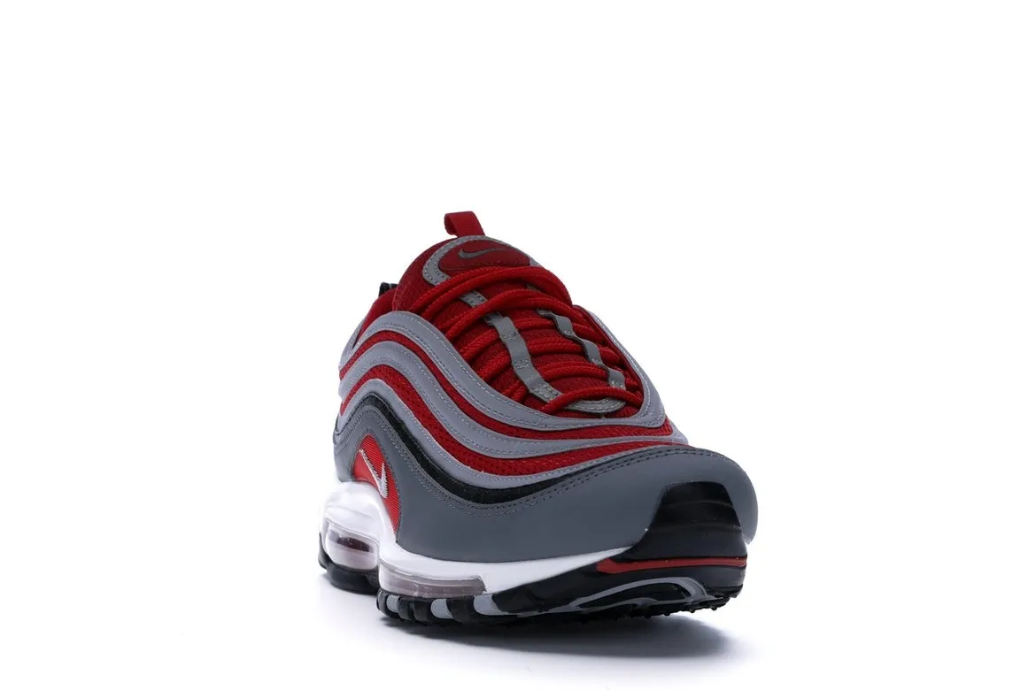Фото № 2 с приближением к товару «‎Nike Air Max 97 Dark Grey Gym Red»
