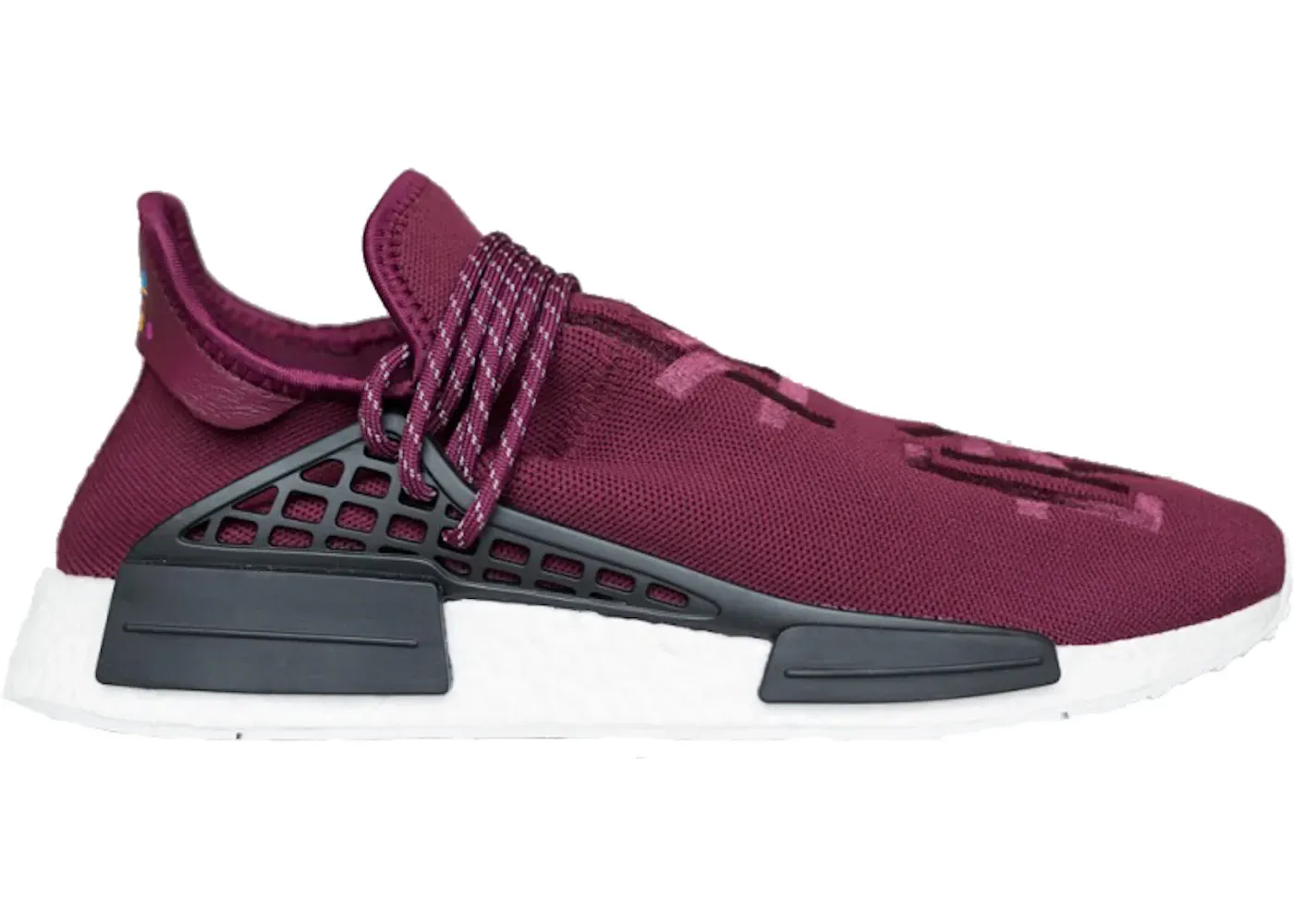 Фото № 1 с приближением к товару «‎adidas NMD R1 Pharrell HU Friends and Family Burgundy»