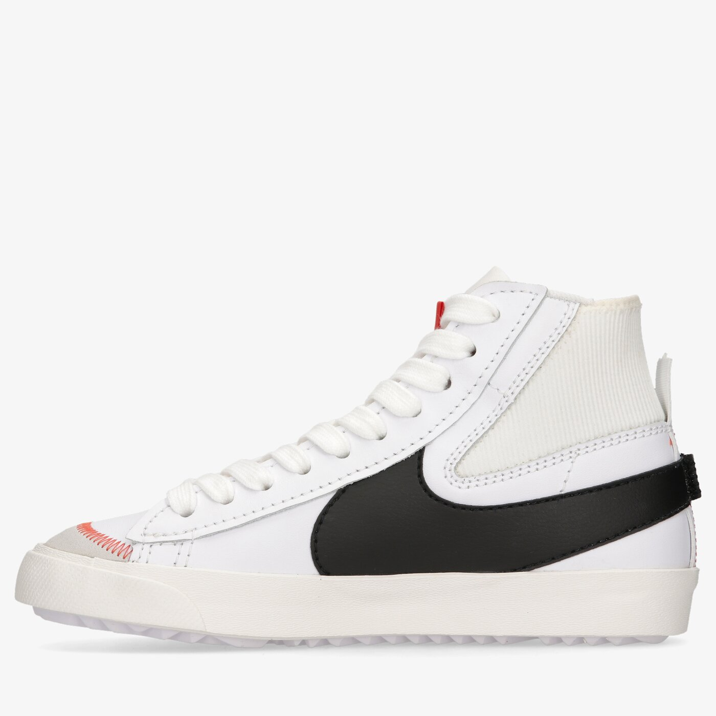 Фото № 2 с приближением к товару «‎Nike Blazer Mid '77 Jumbo Retro Sneakers WhiteBlack»