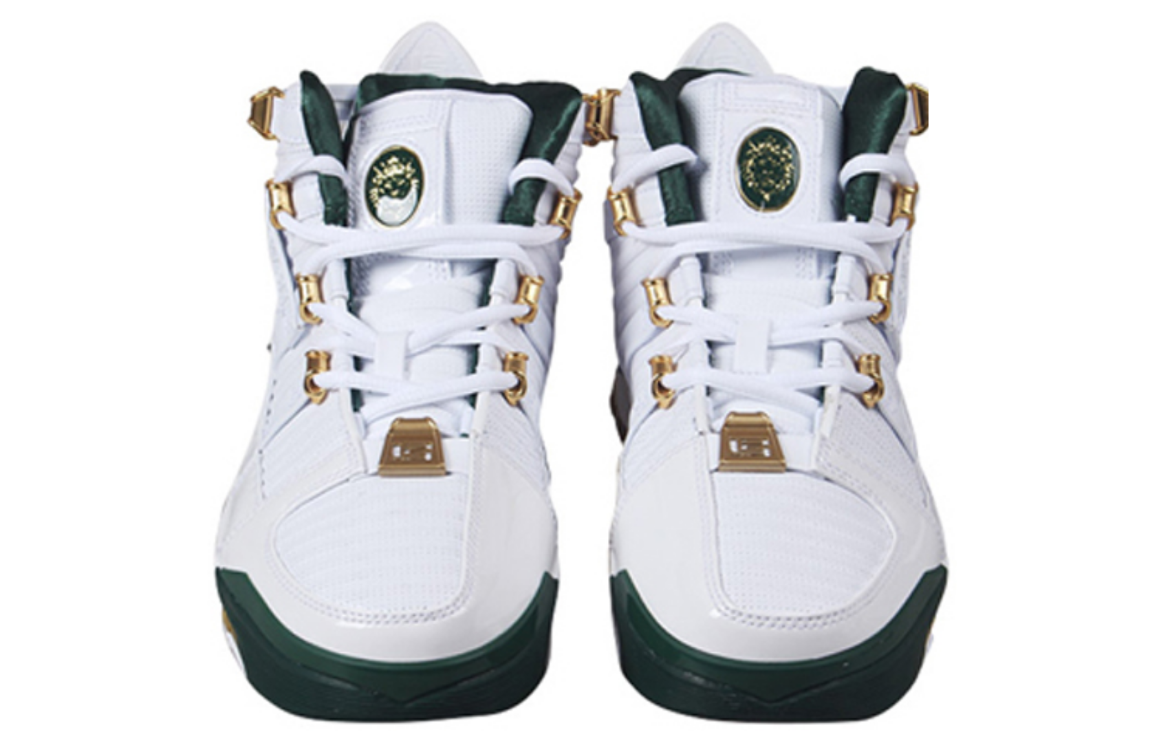 Фото № 3 с приближением к товару «‎ Nike Lebron 3 Vintage basketball shoes WhiteDeep ForestGold Dust»