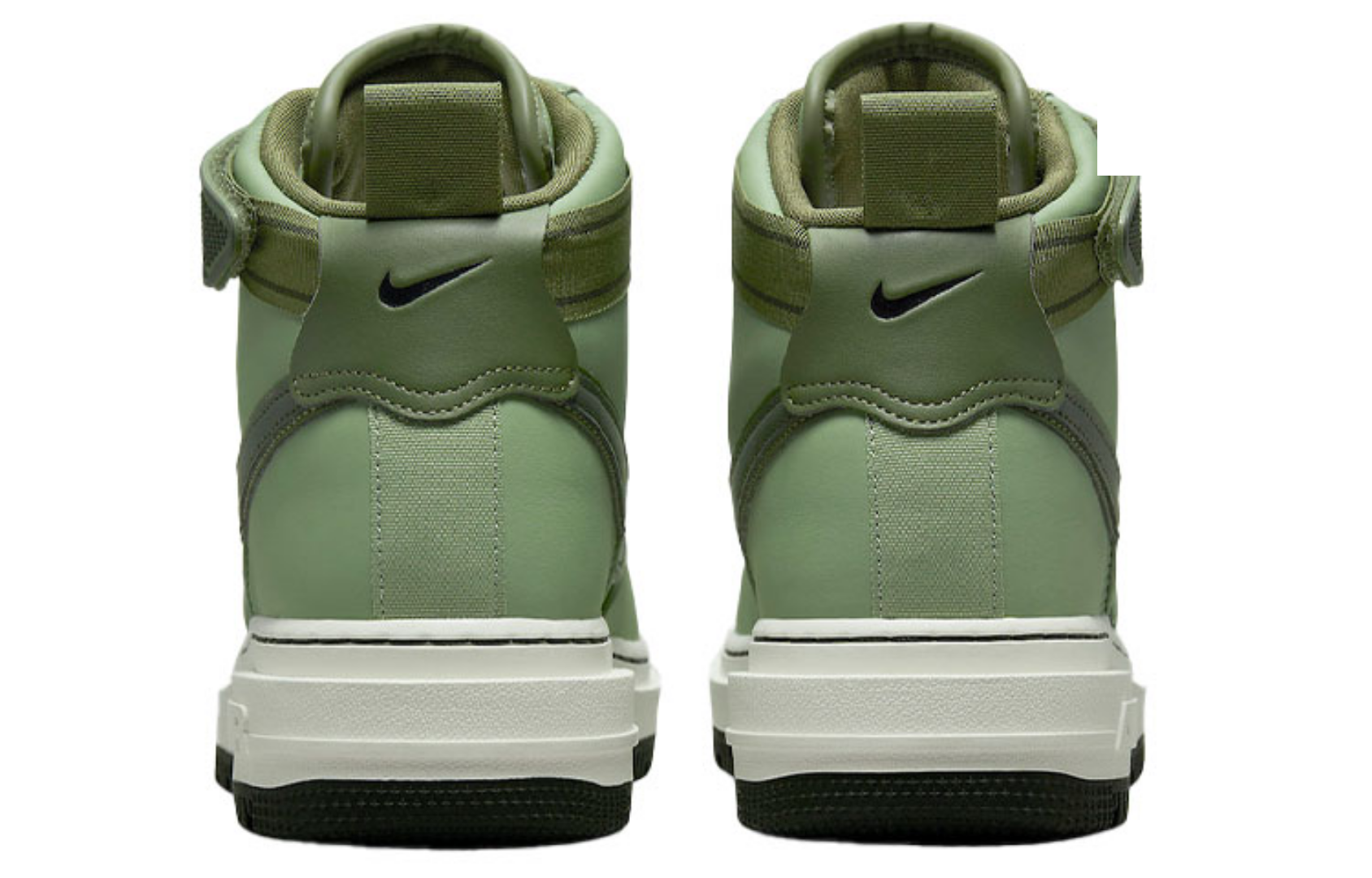 Фото № 4 с приближением к товару «‎Nike Air Force 1 High Boot Sneakers Green»