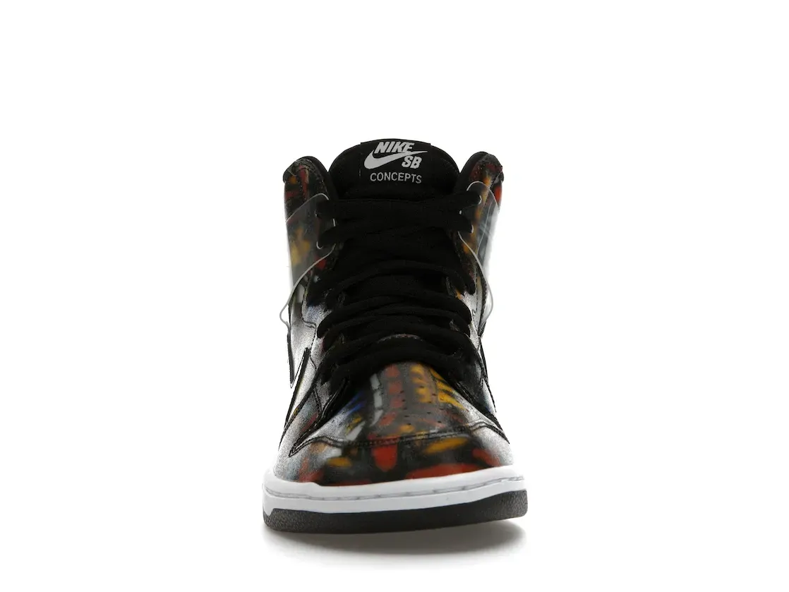 Фото № 2 с приближением к товару «‎Nike SB Dunk High Concepts Stained Glass»
