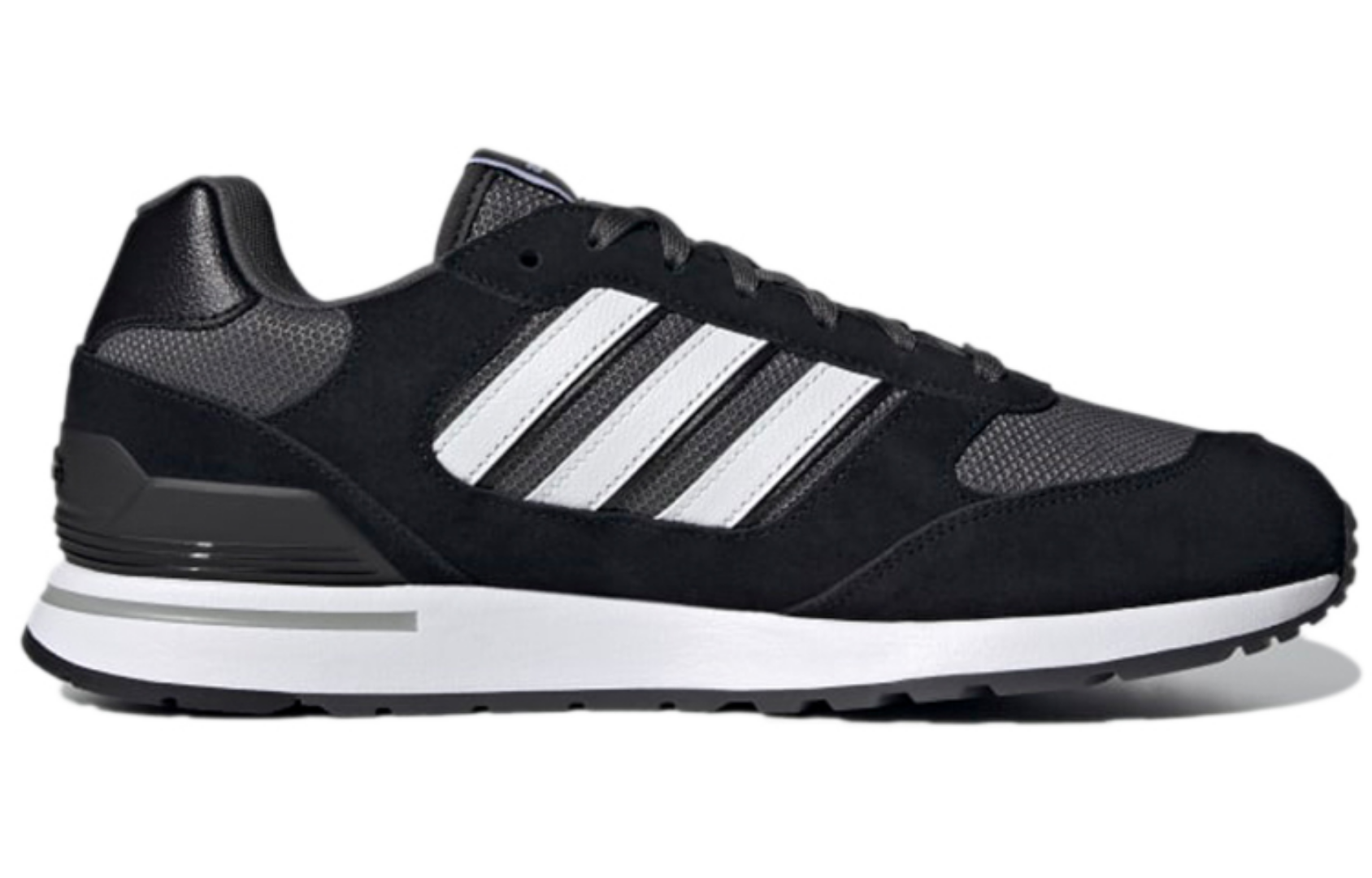 Фото № 2 с приближением к товару «‎adidas neo Run 80s BlackWhiteGrey»