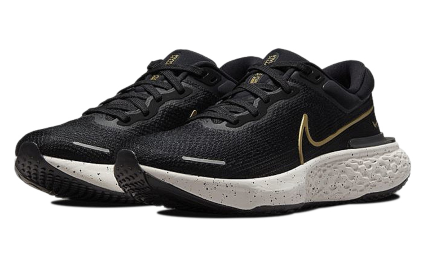 Фото № 3 с приближением к товару «‎Nike ZoomX Invincible Run Flyknit Running Shoes Black»