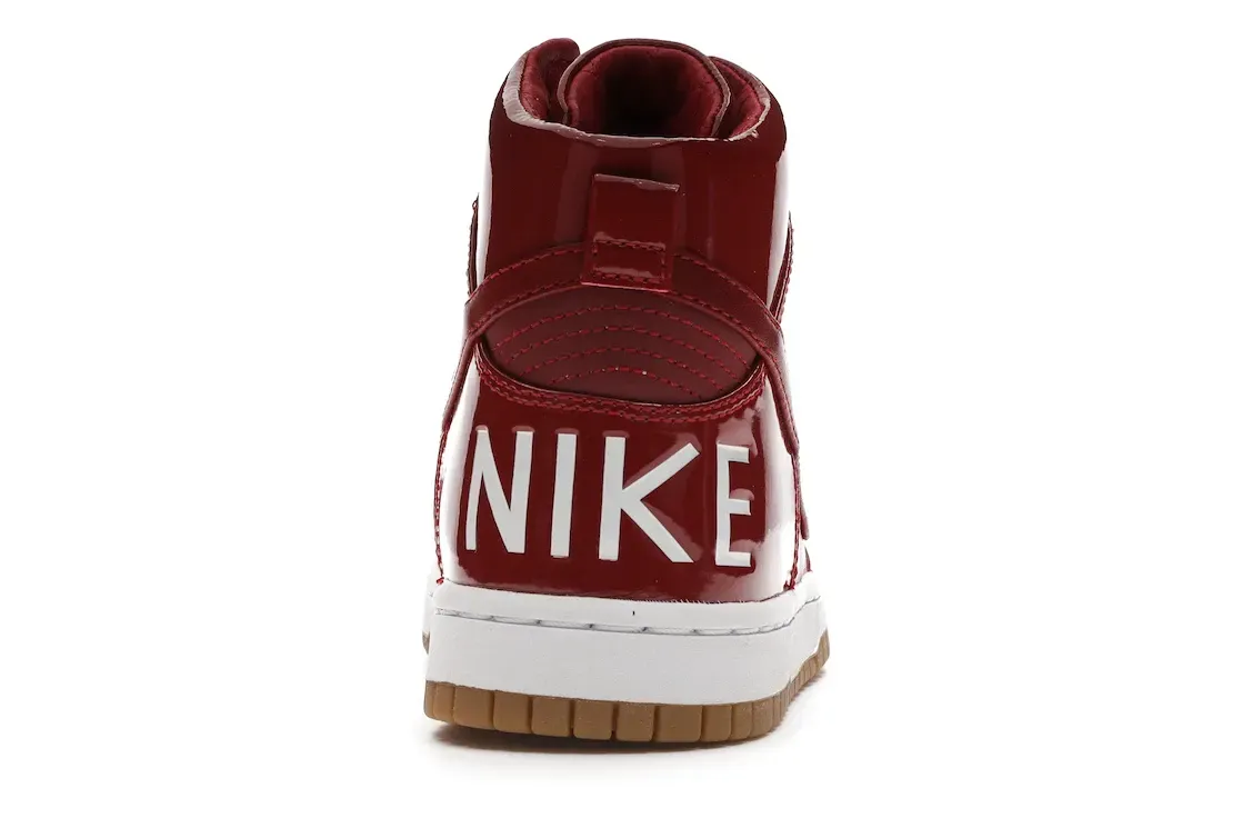 Фото № 4 с приближением к товару «‎Nike Dunk High Lux Gym Red»