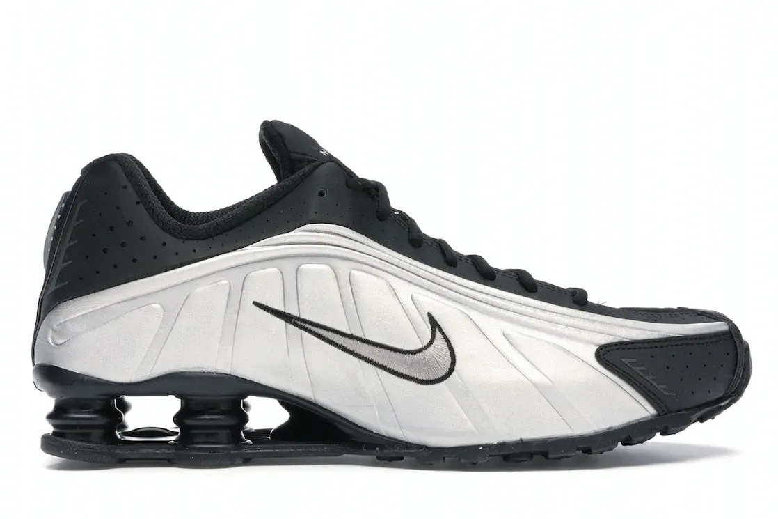 Фото № 1 с приближением к товару «‎Nike Shox R4 Black Metallic Silver»