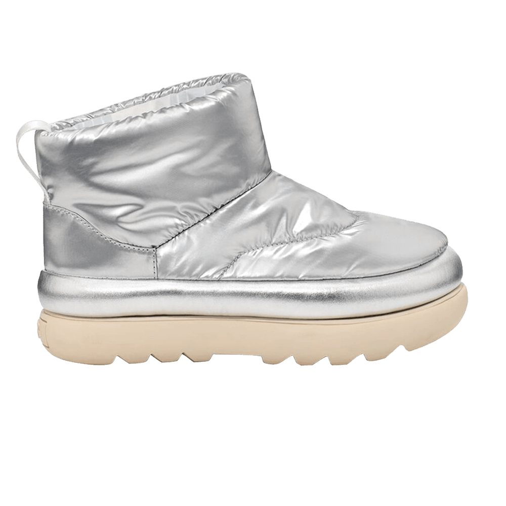 UGG Women's Classic Maxi Mini Metallic Silver