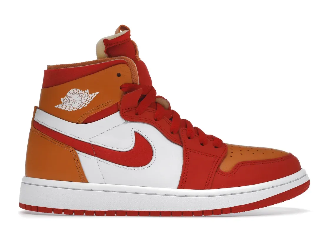 Фото № 1 с приближением к товару «‎Jordan 1 High Zoom Air CMFT Fire Red Hot Curry »