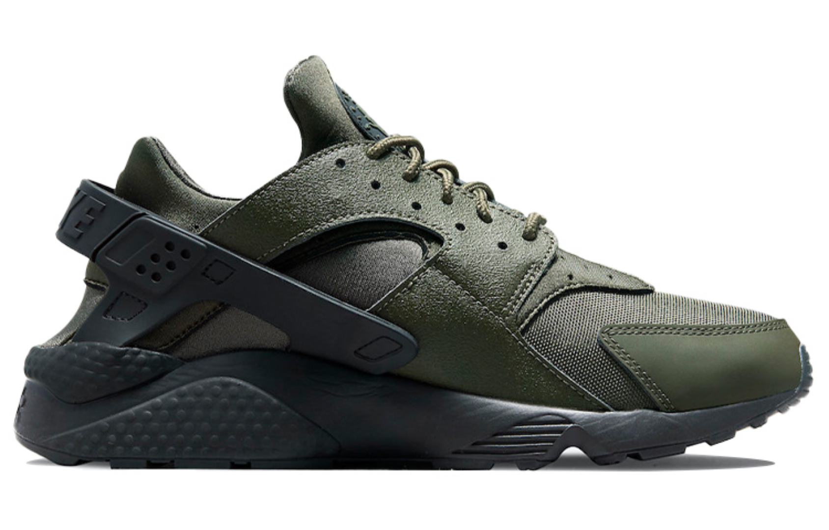 Фото № 2 с приближением к товару «‎Nike Air Huarache Cordura "Cargo Khaki" Low-top Running Shoes Green»