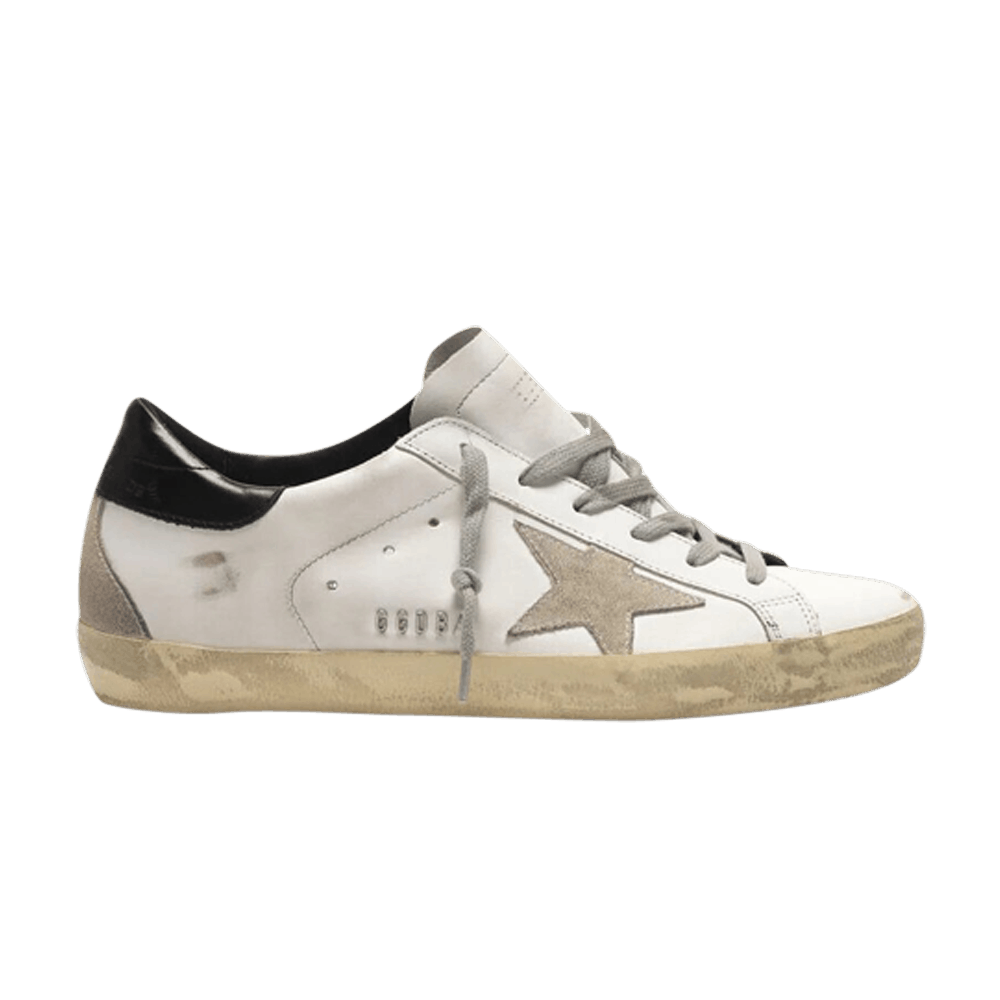 Golden Goose Women's Superstar White Black Rear