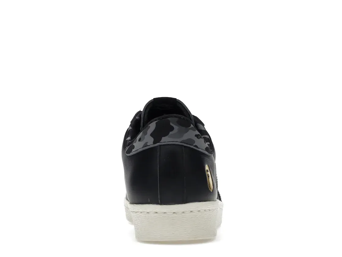 Фото № 4 с приближением к товару «‎adidas Superstar 80s Undefeated Bape Black»