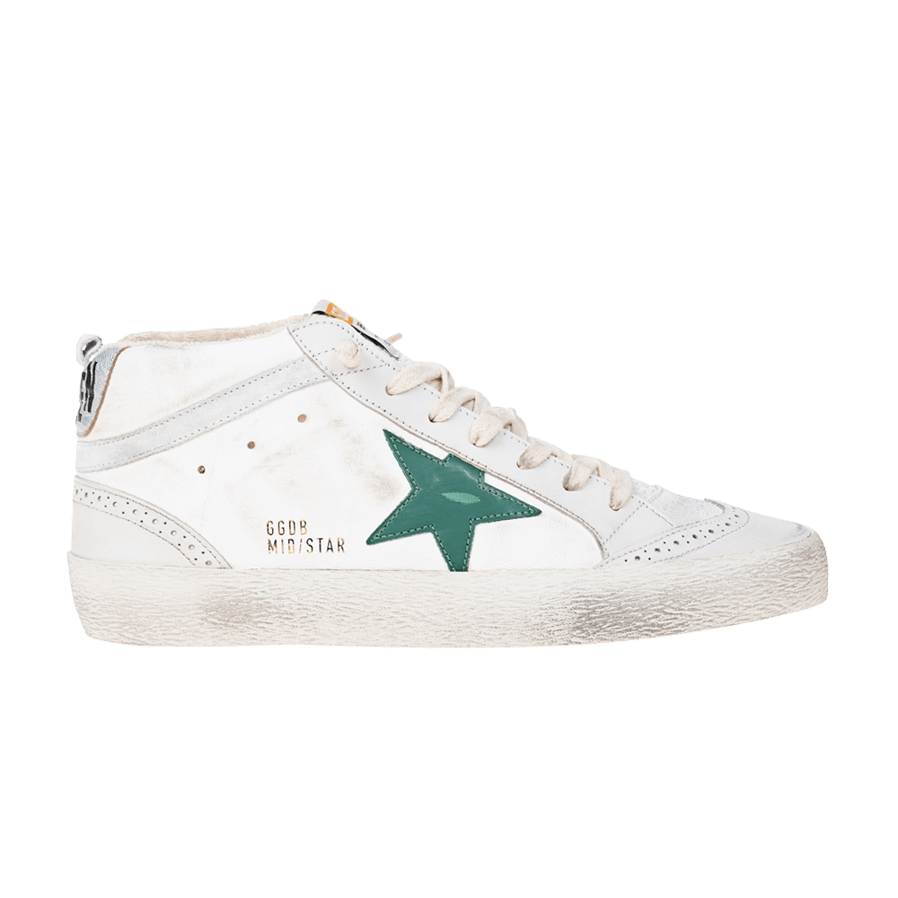 Golden Goose Women's Mid Star Cream Green