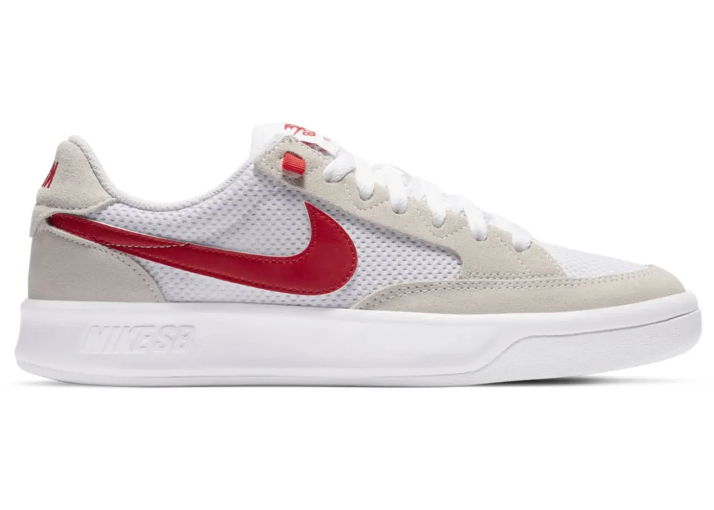 Фото № 1 с приближением к товару «‎Nike SB Adversary White University Red»