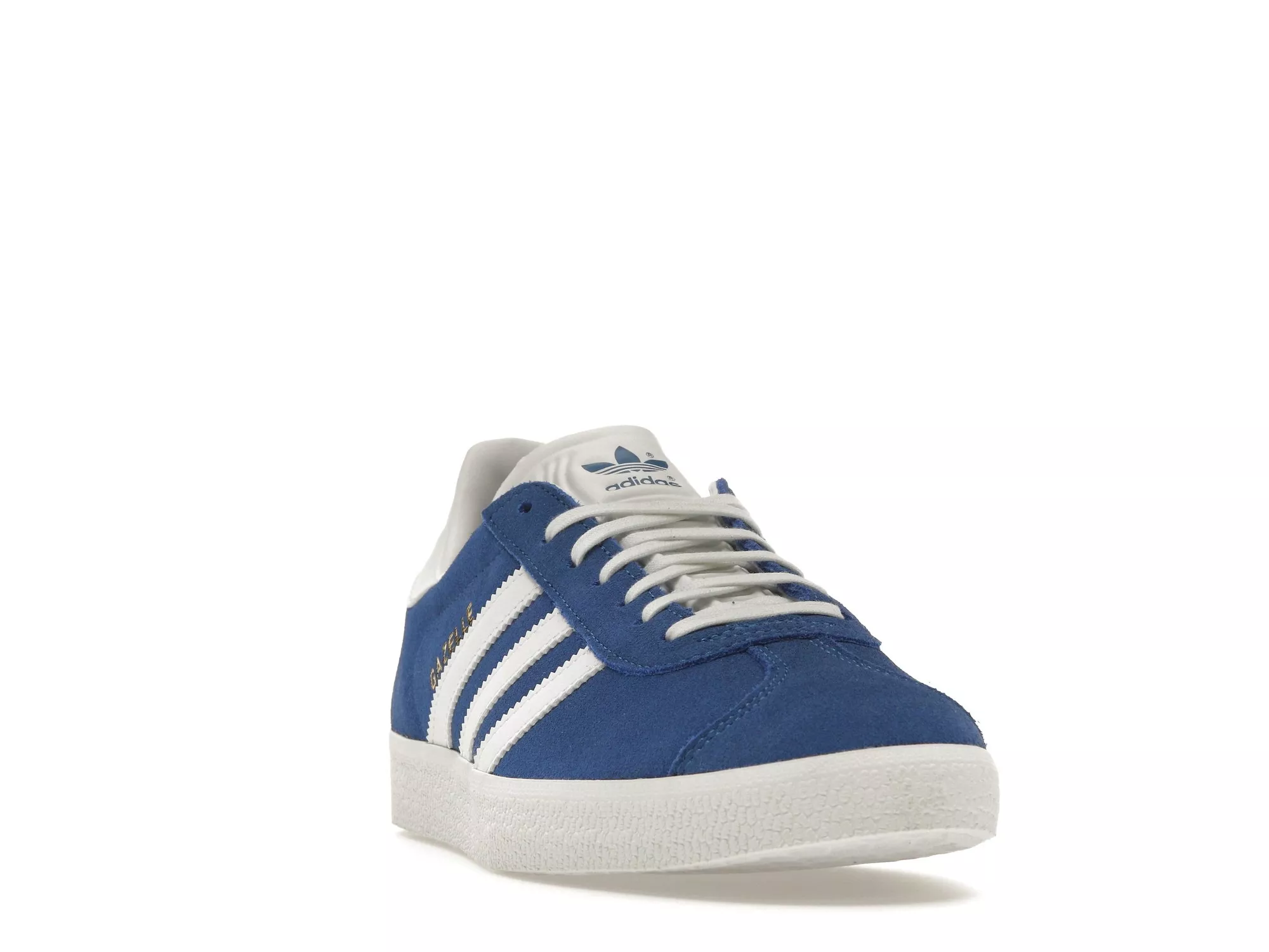 Фото № 2 с приближением к товару «‎adidas Gazelle Blue Cloud White Gold Metallic»