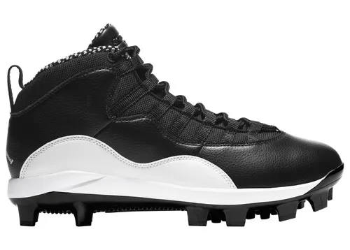 Фото № 1 с приближением к товару «‎Jordan 10 Retro MCS Cleat Black White»