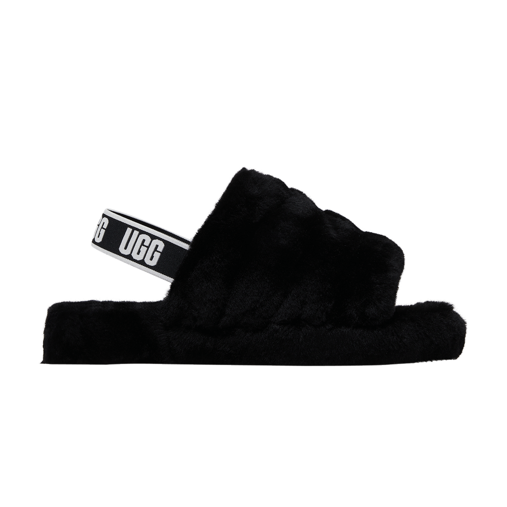UGG Fluff Yeah Slide Kids Black