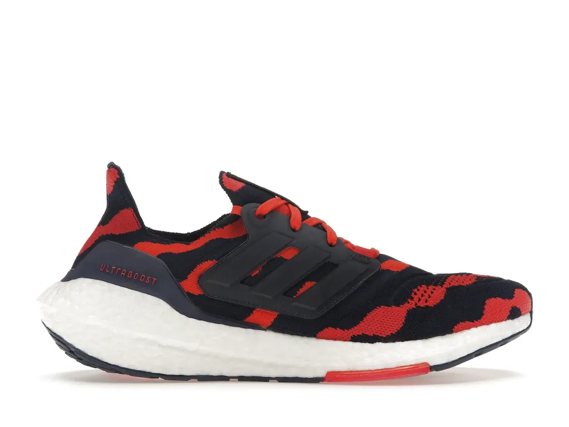 Фото № 1 с приближением к товару «‎adidas Ultra Boost 22 Marimekko Parley Lush Red»