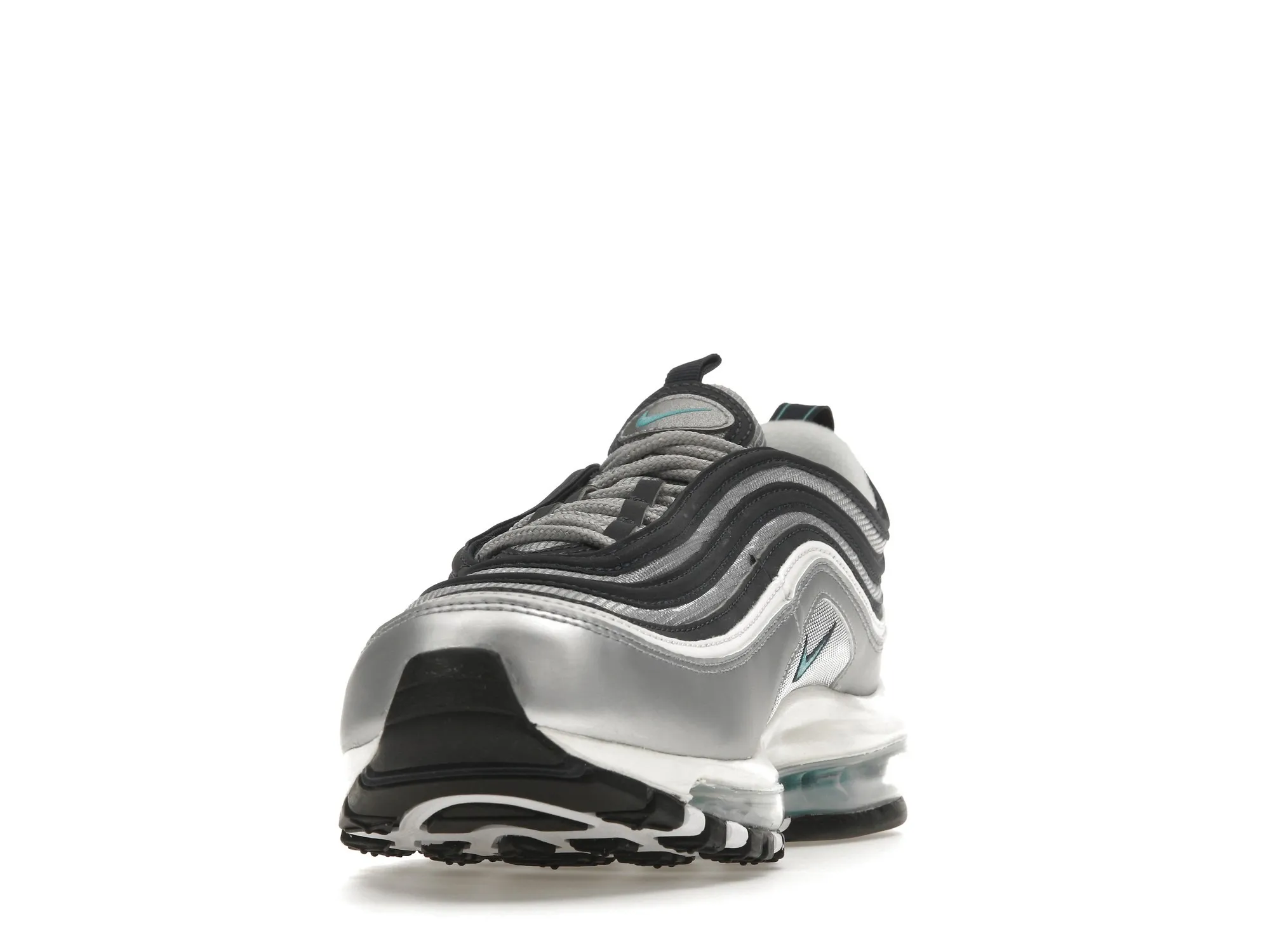 Фото № 2 с приближением к товару «‎Nike Air Max 97 Metallic Silver Chlorine Blue»