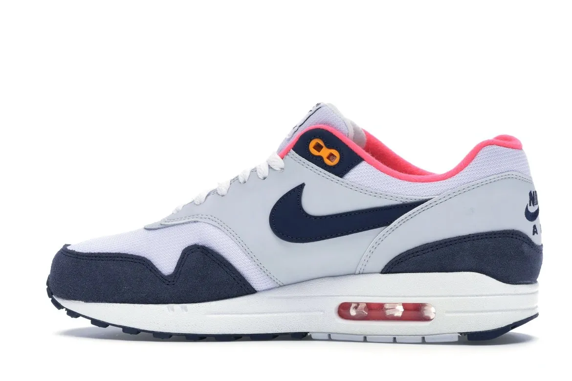 Nike Air Max 1 Pure Platinum Midnight Navy Racer