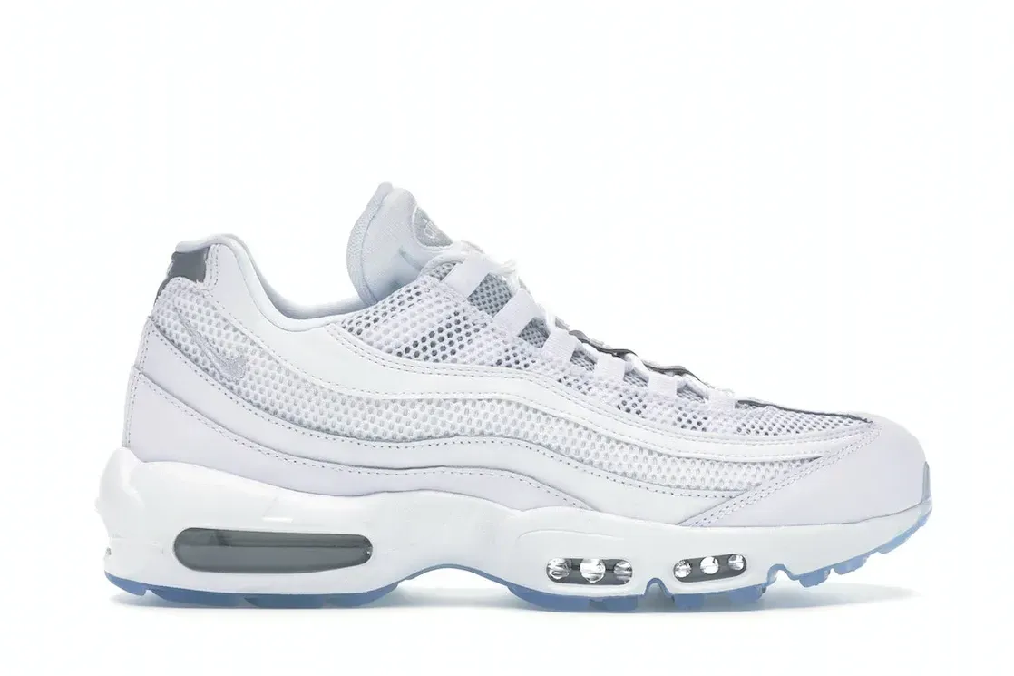 Фото № 1 с приближением к товару «‎Nike Air Max 95 White Reflect Silver»