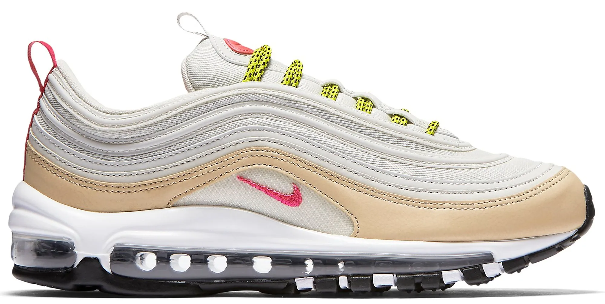 Фото № 1 с приближением к товару «‎Nike Air Max 97 Light Bone Deadly Pink »