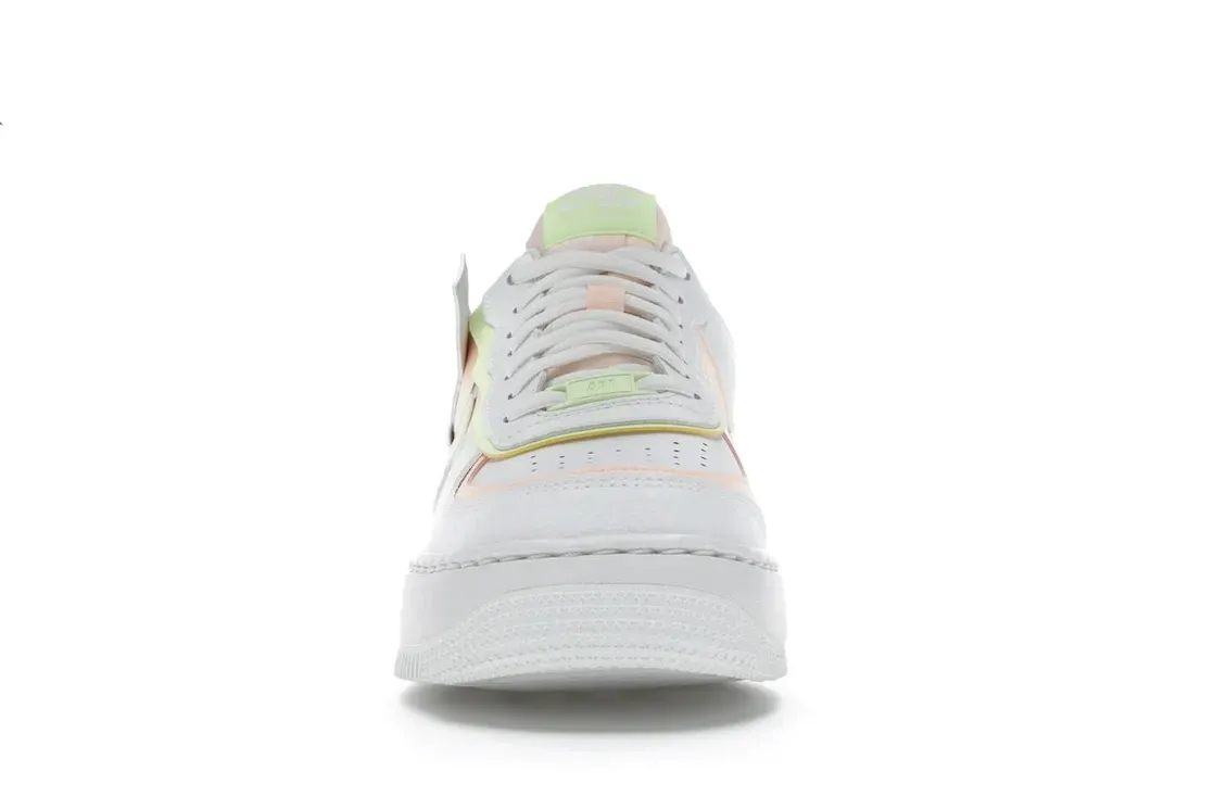 Фото № 2 с приближением к товару «‎Nike Air Force 1 Low Shadow Summit White Barely Volt Crimson Tint »