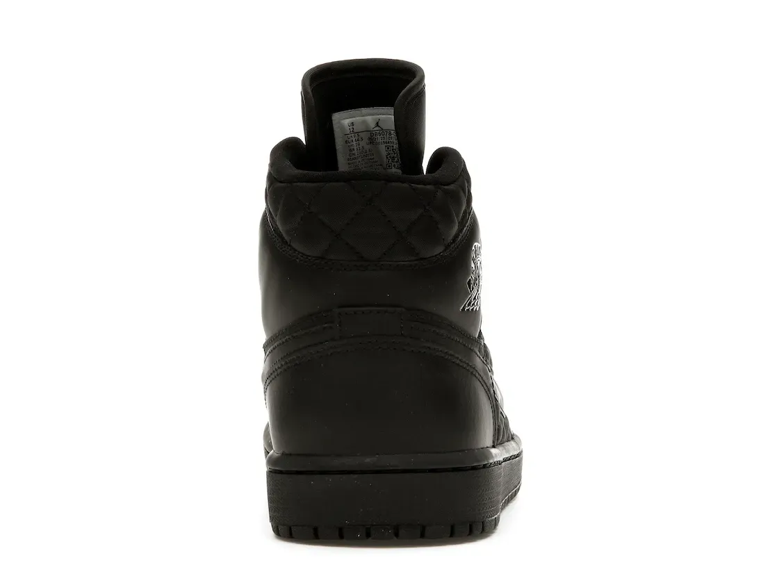 Фото № 4 с приближением к товару «‎Jordan 1 Mid SE Quilted Black »