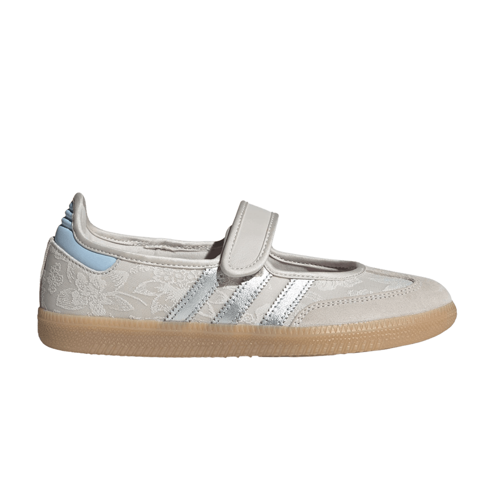 adidas Women's Samba OG Chalk Pearl Silver Metallic