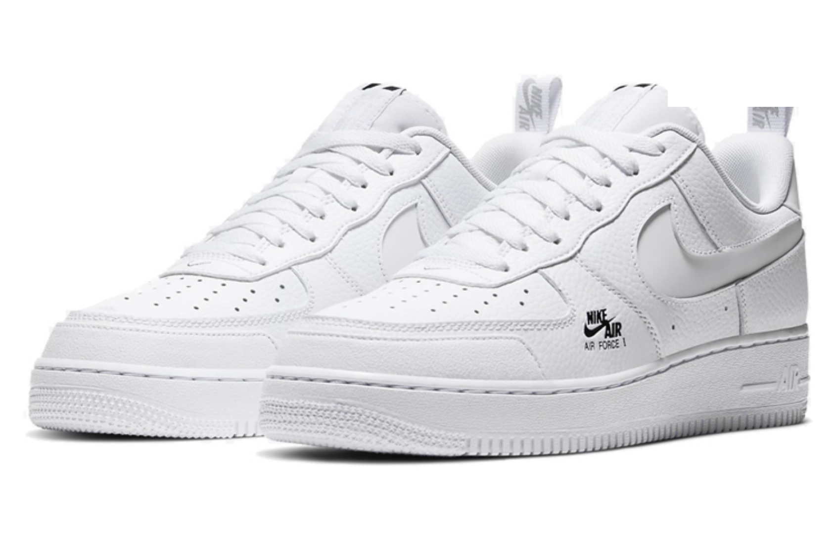 Фото № 3 с приближением к товару «‎Nike Air Force 1 Lv8 Utility 3M Skate Shoes White»