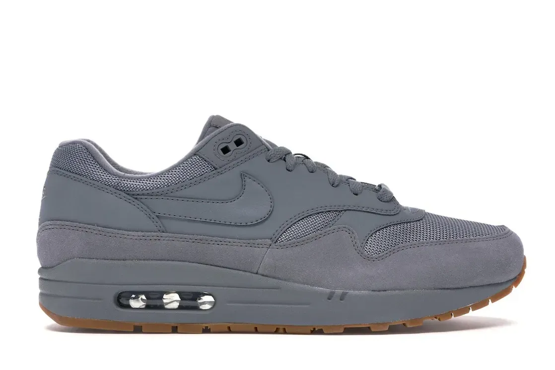 Фото № 1 с приближением к товару «‎Nike Air Max 1 Cool Grey Gum»