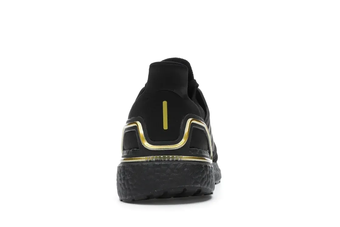 Фото № 4 с приближением к товару «‎adidas Ultra Boost 20 Core Black Gold Metallic»