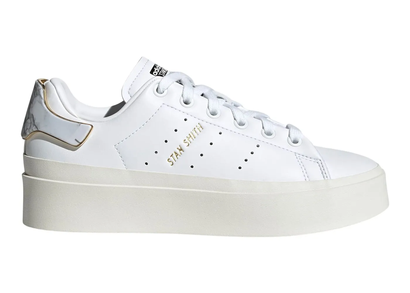 Фото № 1 с приближением к товару «‎adidas Stan Smith Bonega Cloud White Cloud White Gold Metallic »
