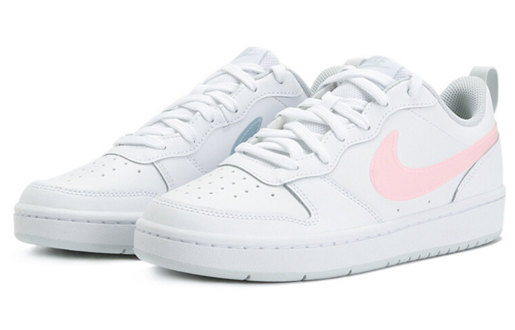 Фото № 3 с приближением к товару «‎Nike Court Borough Low (GS) WhiteBluePink»