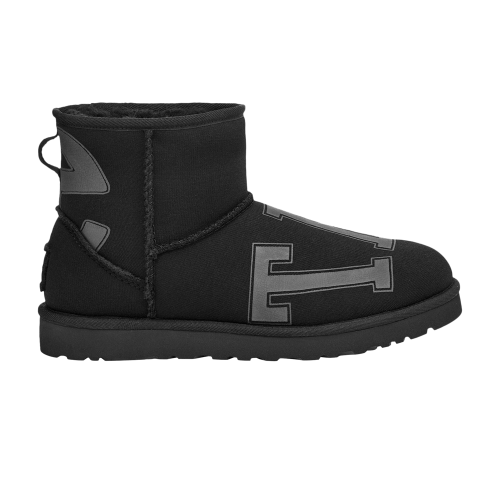 Telfar x UGG Fleece Mini Boot Black