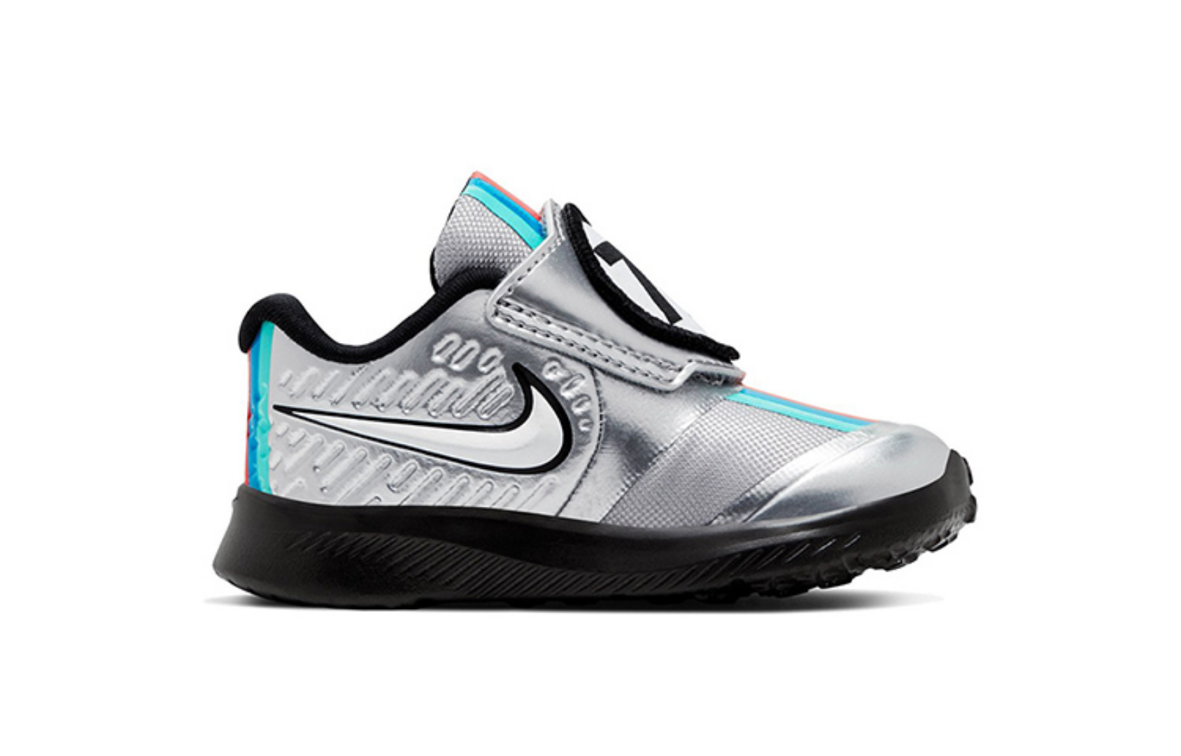 Фото № 2 с приближением к товару «‎Nike Star Runner 2 Auto TDV 'Metallic Silver'»