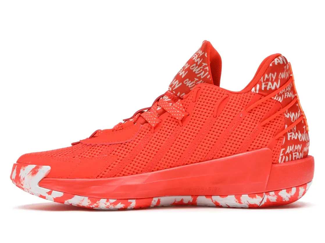 Фото № 3 с приближением к товару «‎adidas Dame 7 I Am My Own Fan Solar Red»