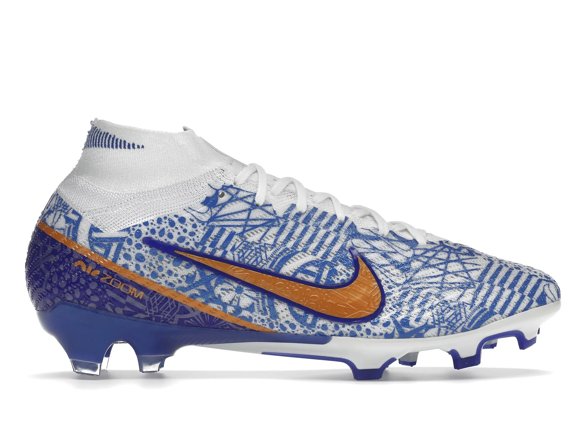 Фото № 1 с приближением к товару «‎Nike Zoom Mercurial Superfly 9 Elite CR7 FG Azulejo»