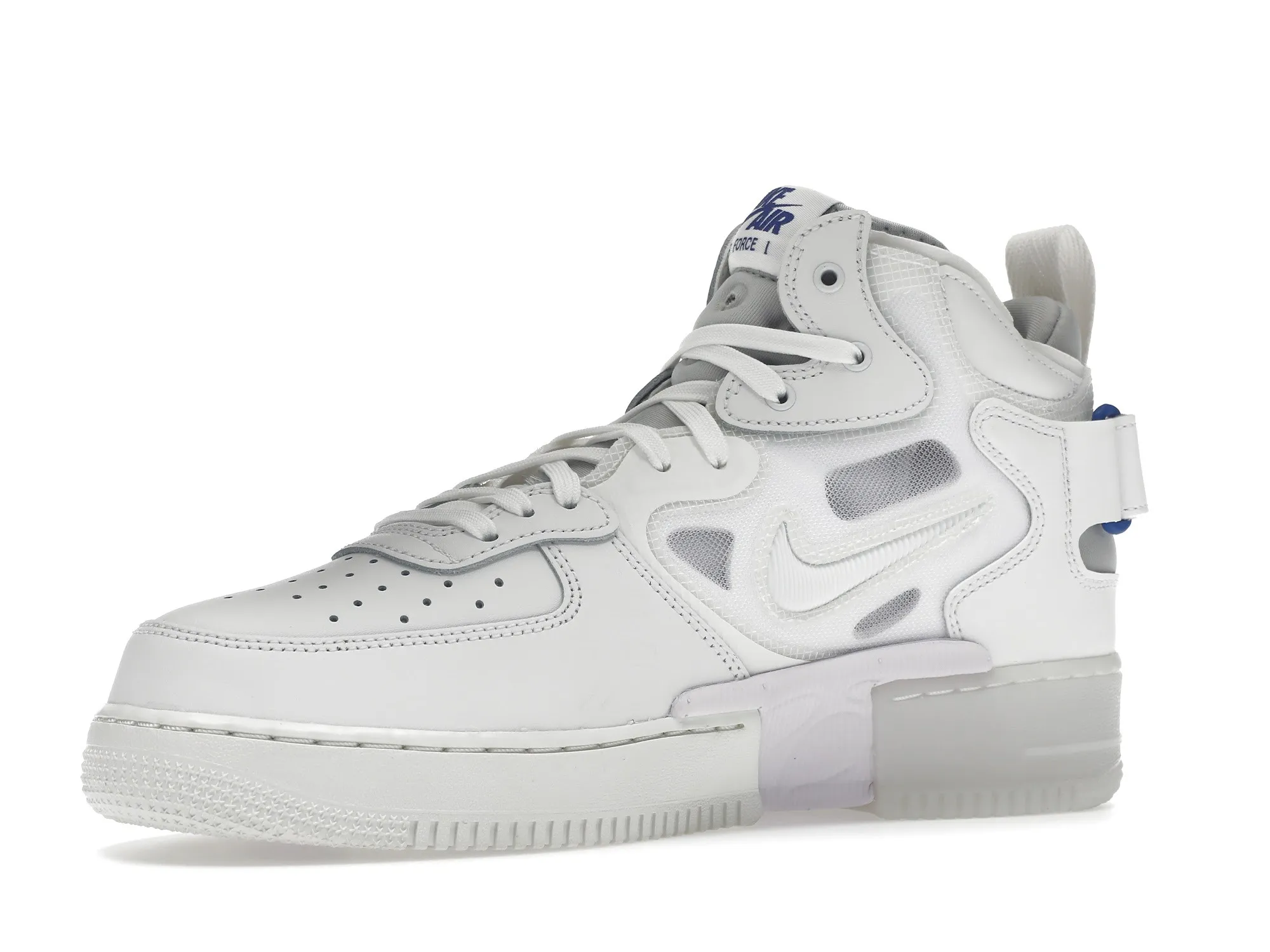 Фото № 3 с приближением к товару «‎Nike Air Force 1 Mid React Summit White»