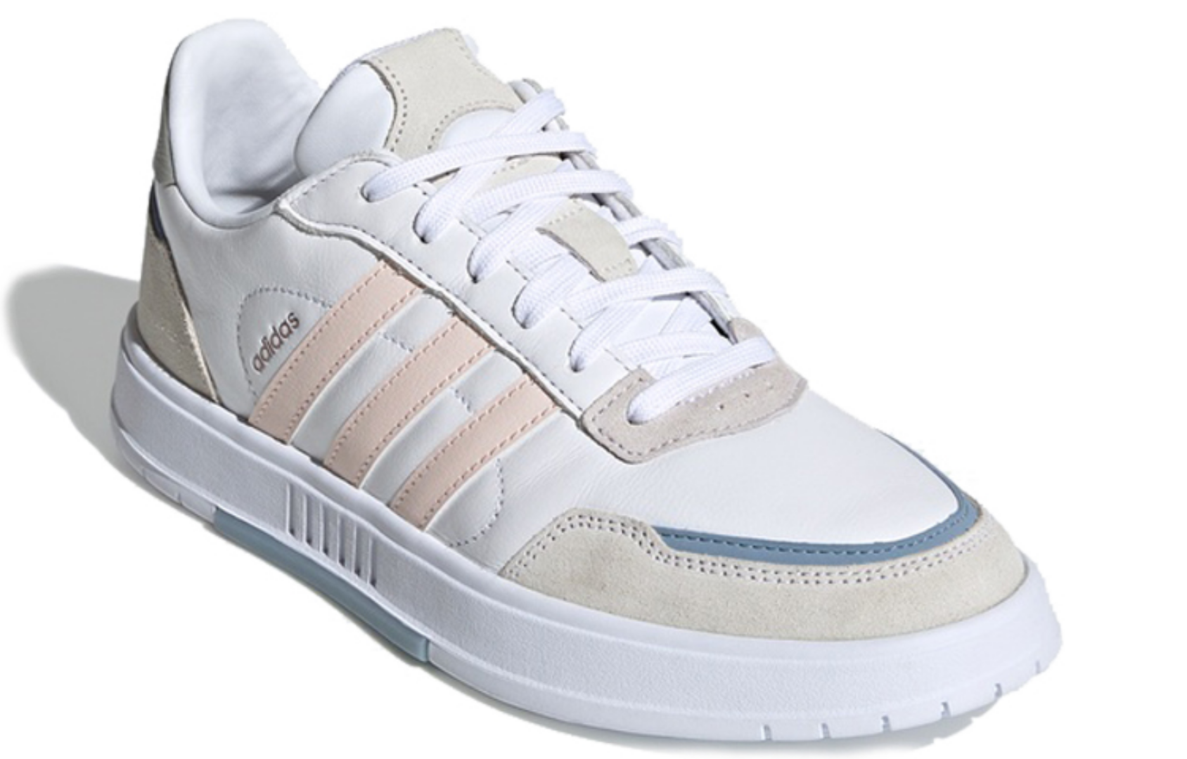 Фото № 3 с приближением к товару «‎adidas neo Courtmaster WhitePinkBlue»
