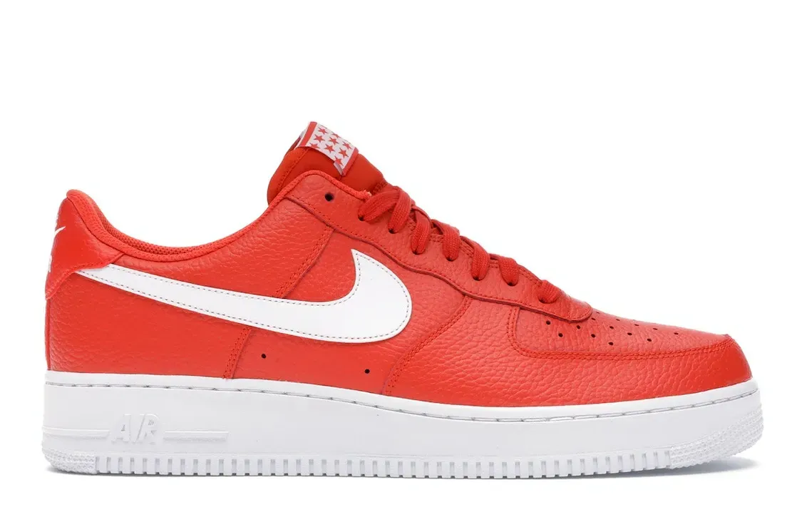 Фото № 1 с приближением к товару «‎Nike Air Force 1 Low Team Orange White»
