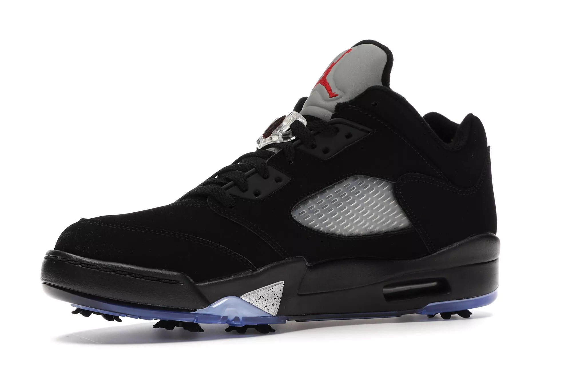Фото № 2 с приближением к товару «‎Air Jordan 5 Retro Low Golf Black Metallic»