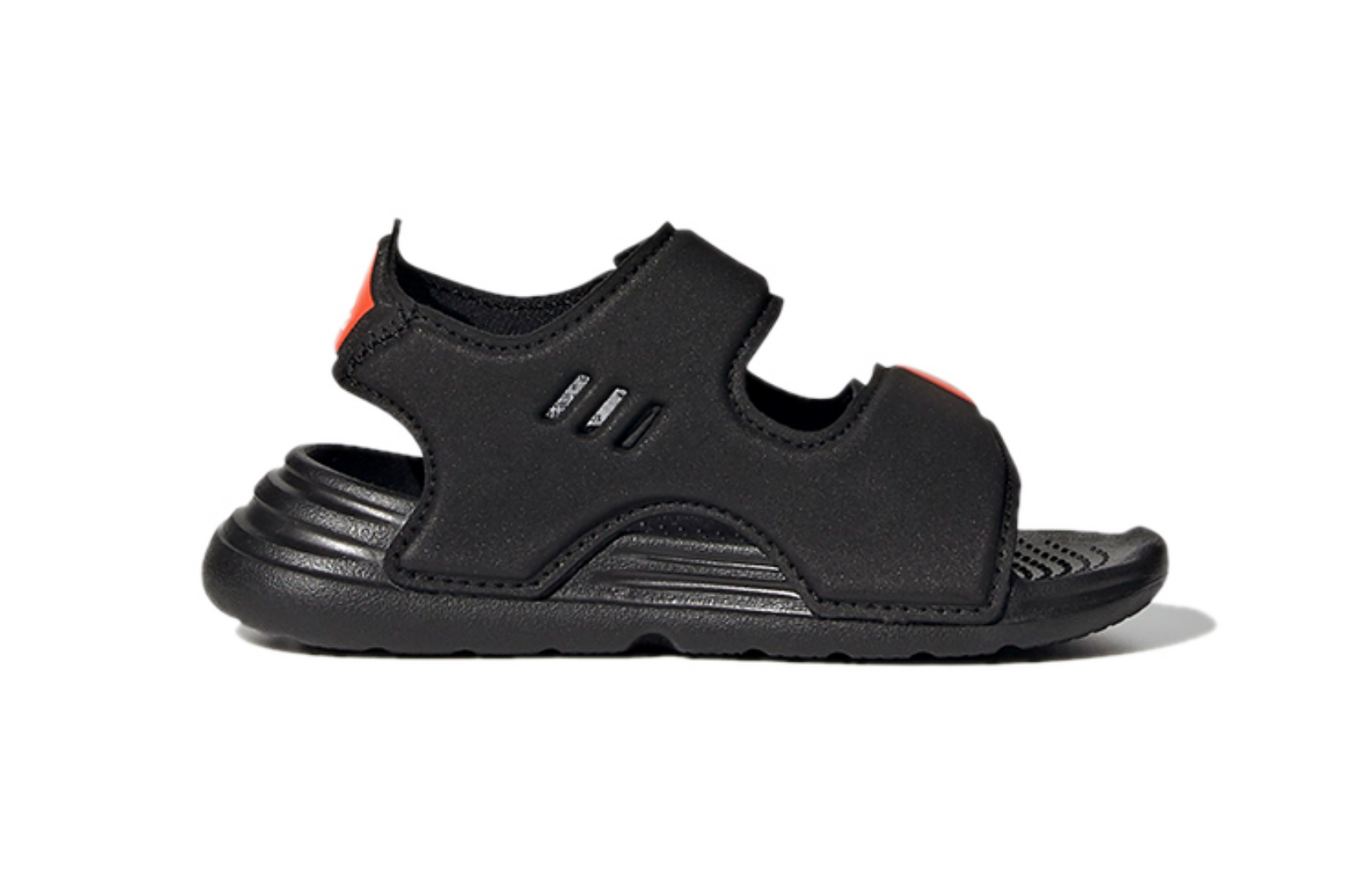 Фото № 2 с приближением к товару «‎Adidas Swim Sandals Black»