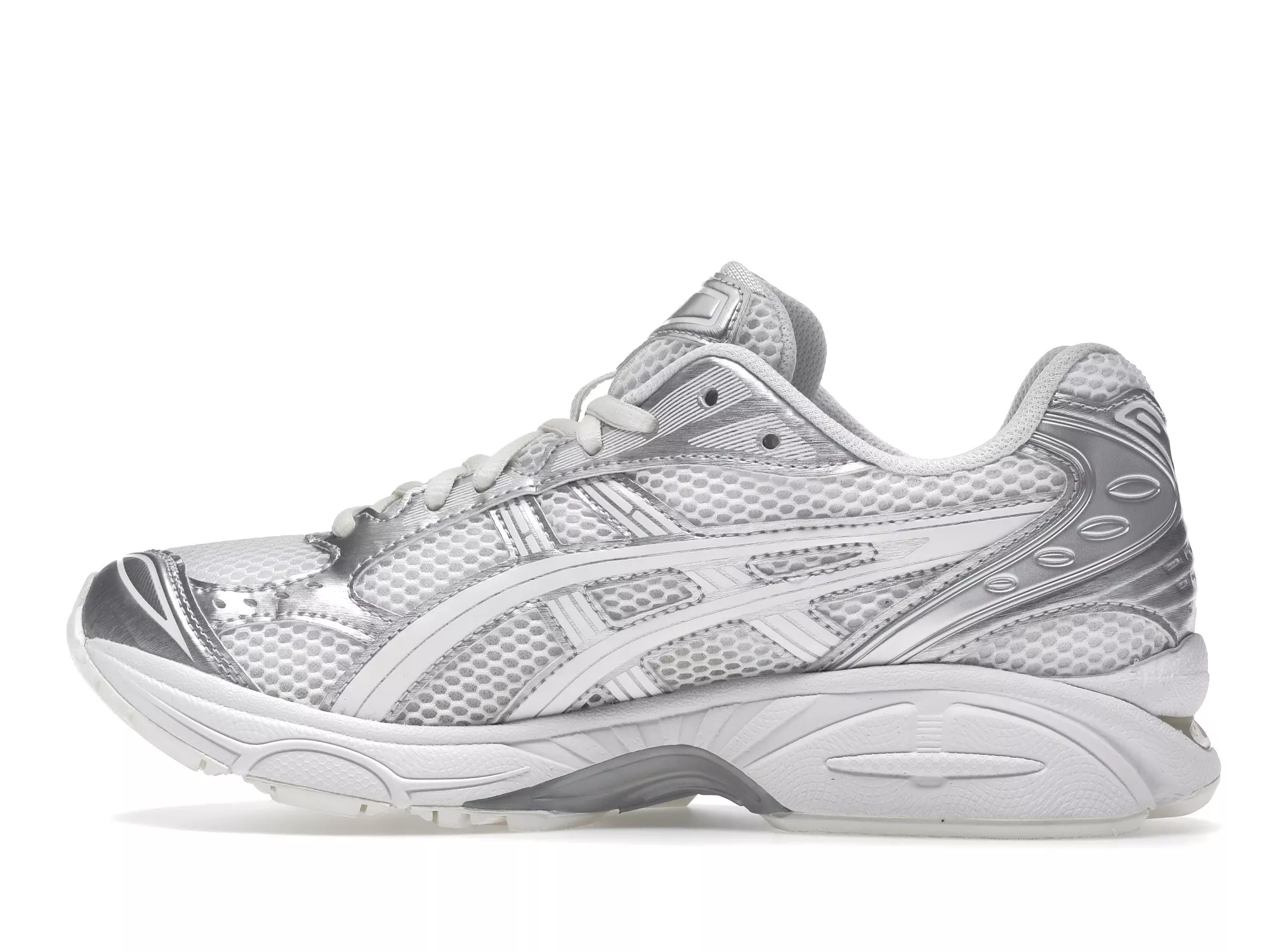 Фото № 5 с приближением к товару «‎ASICS Gel-Kayano 14 JJJJound Silver White»
