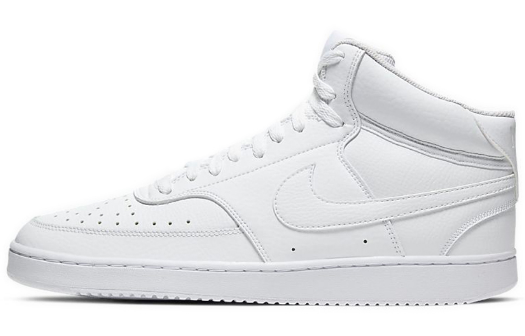 Фото № 1 с приближением к товару «‎Nike Court Vision Mid Triple White»