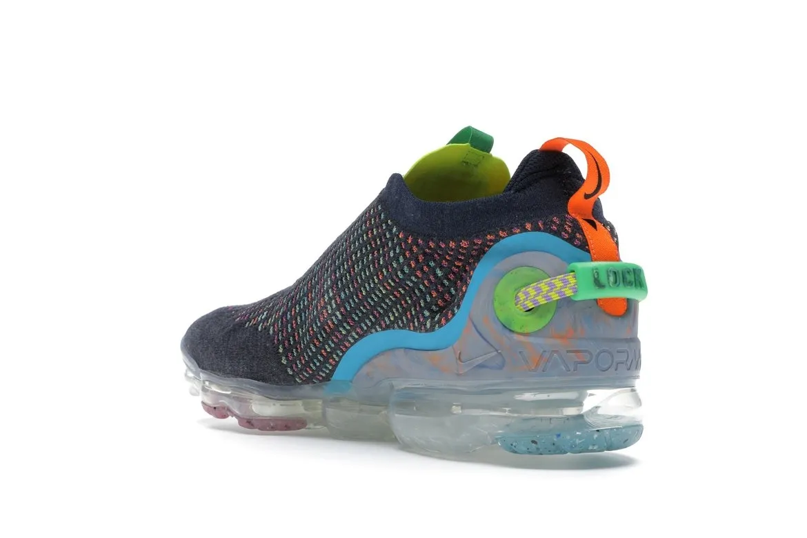 Фото № 5 с приближением к товару «‎Nike Air VaporMax 2020 Flyknit Deep Royal Blue Multi-Color»