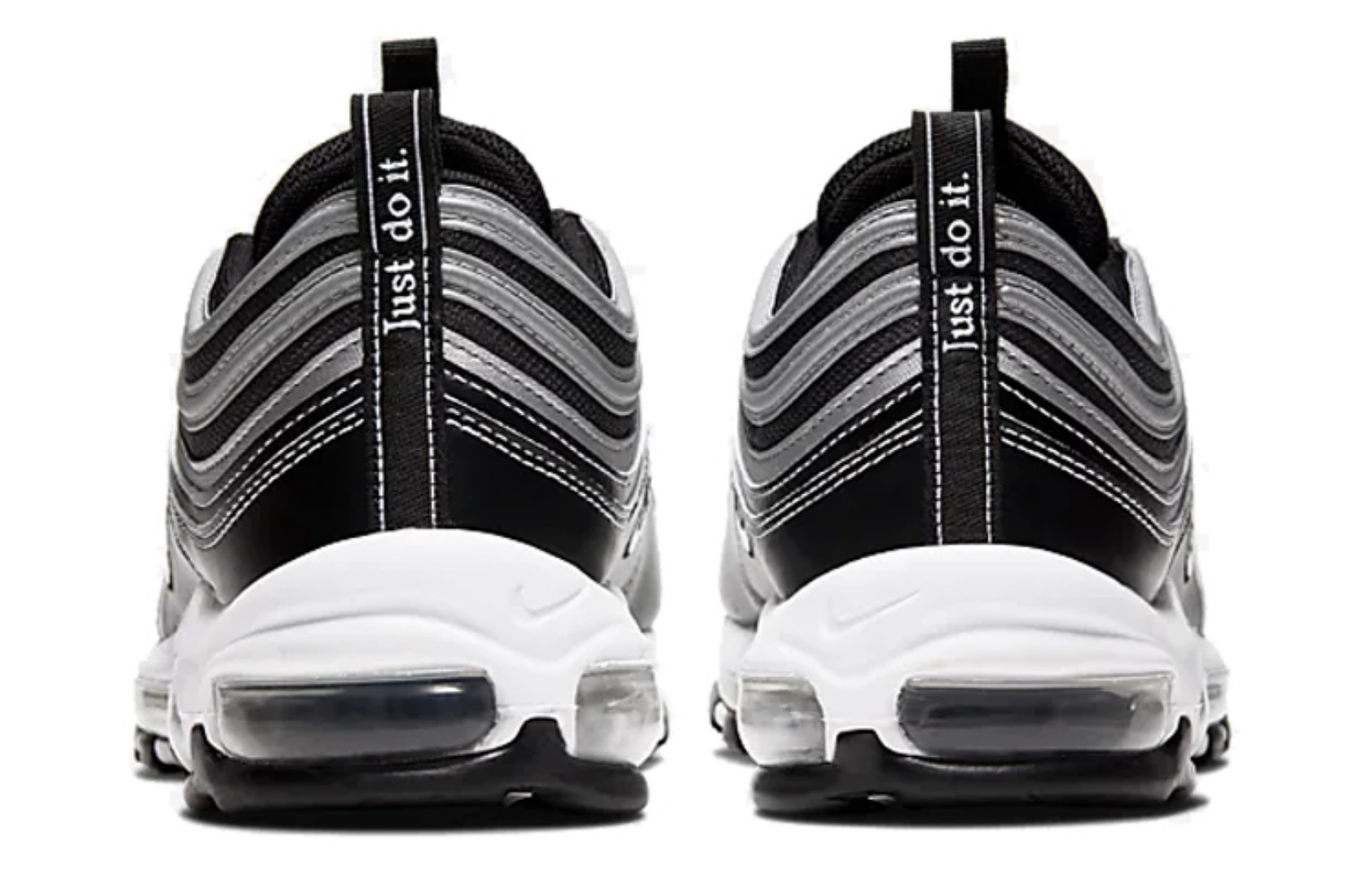 Фото № 4 с приближением к товару «‎Nike Air Max 97 Running shoes BlackWhite»