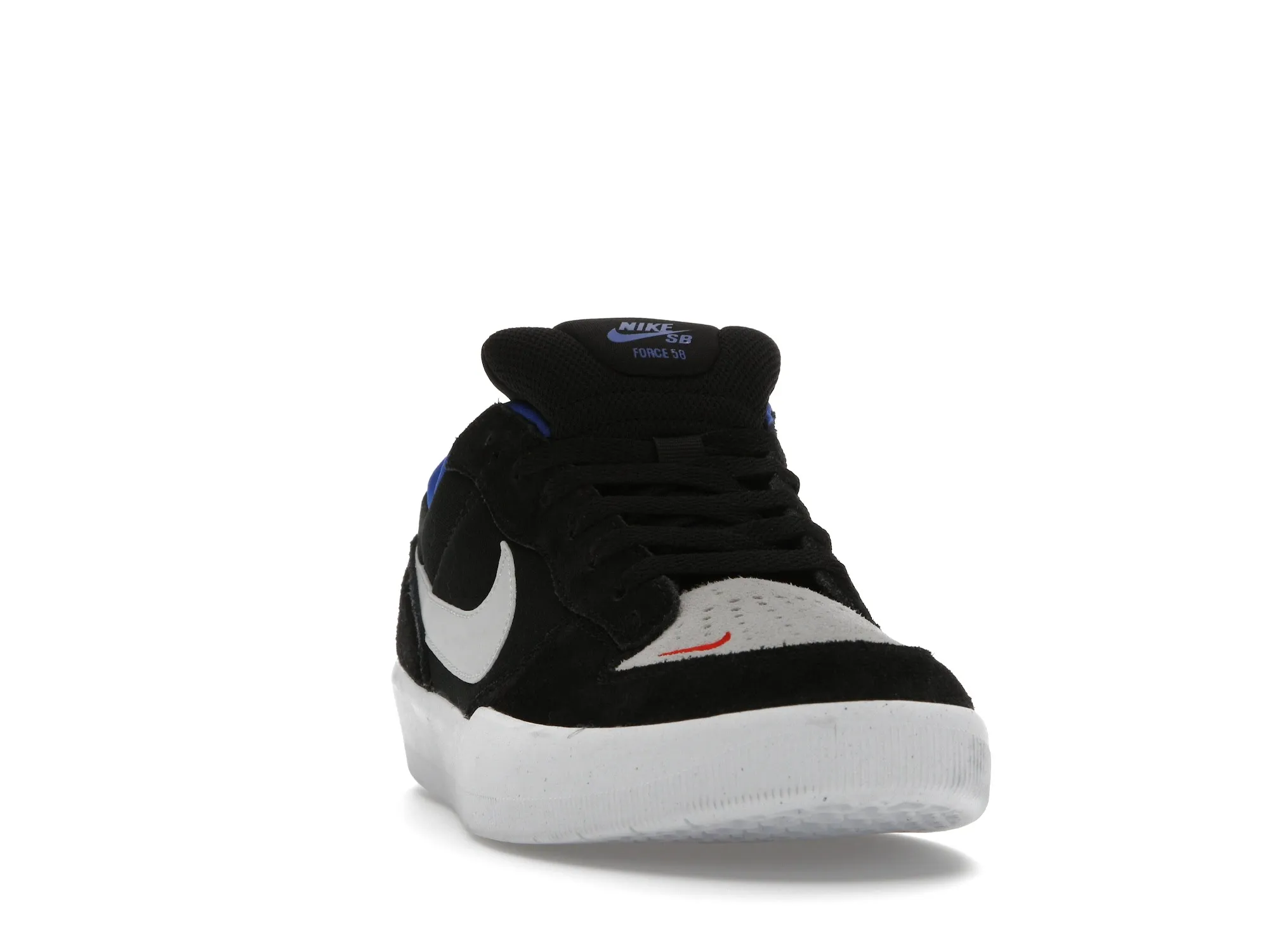 Фото № 2 с приближением к товару «‎Nike SB Force 58 Black White Royal»