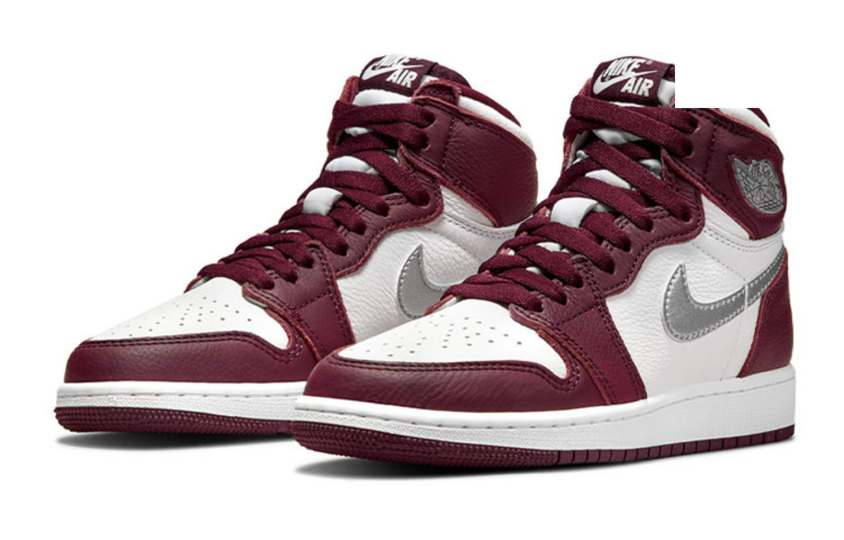 Фото № 3 с приближением к товару «‎Nike Air Jordan 1 Retro High OG (GS) Bordeaux»
